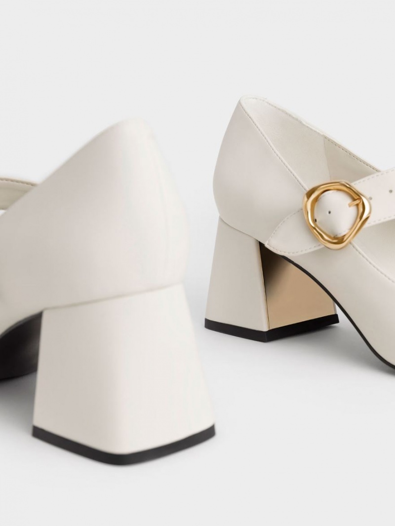 Pumps Charles & Keith Buckled Mary Jane Albi | 694BSAJXE