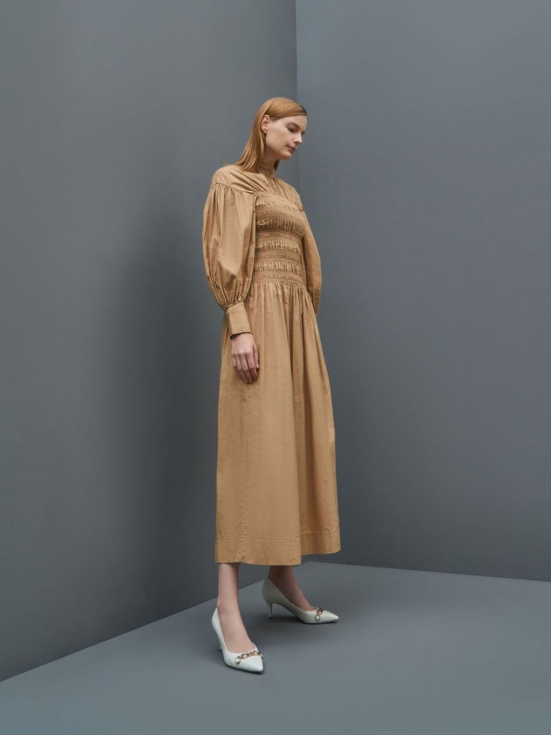 Pumps Charles & Keith Chain Link Pointed Bombeu Albi | 103VOBTFW