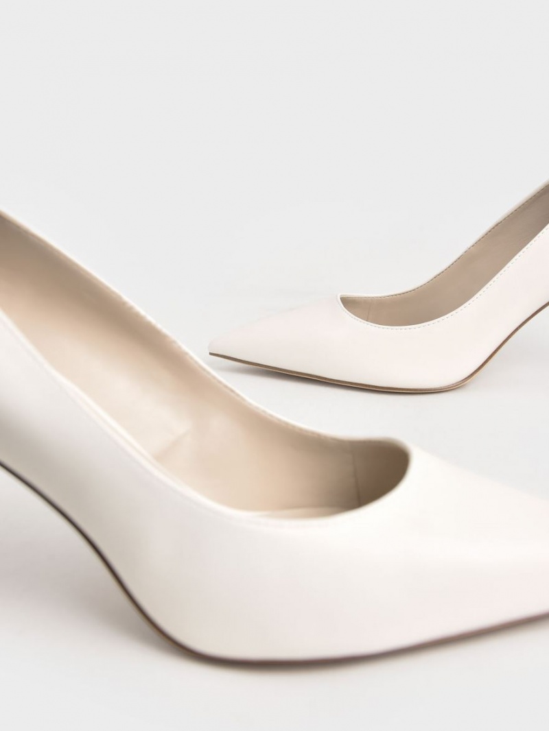 Pumps Charles & Keith Clasici Stiletto Heel Albi | 523EPDMFB