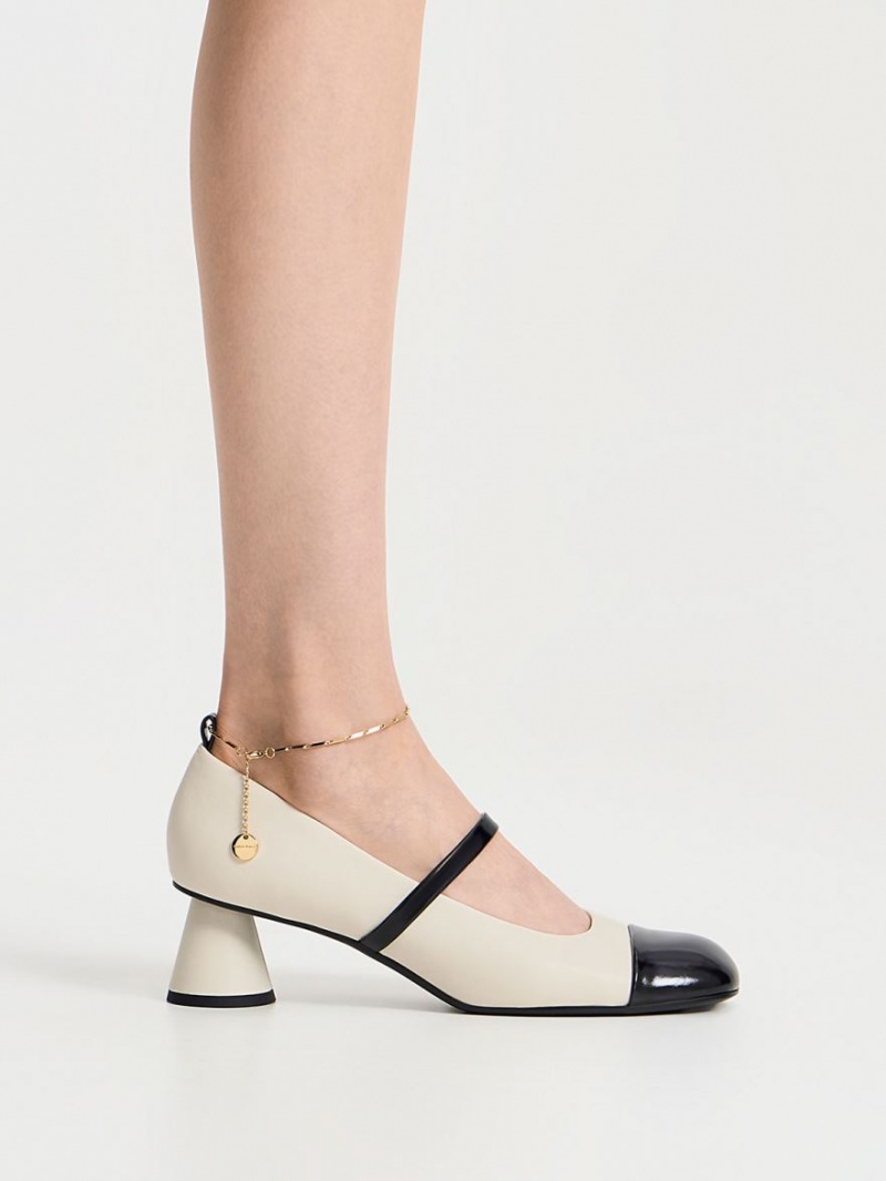 Pumps Charles & Keith Delicate Chain-Link Mary Jane Albi | 146EYPLFI