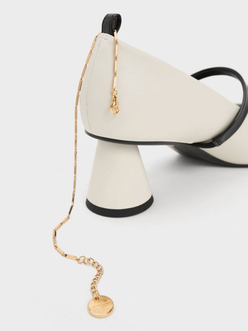 Pumps Charles & Keith Delicate Chain-Link Mary Jane Albi | 146EYPLFI