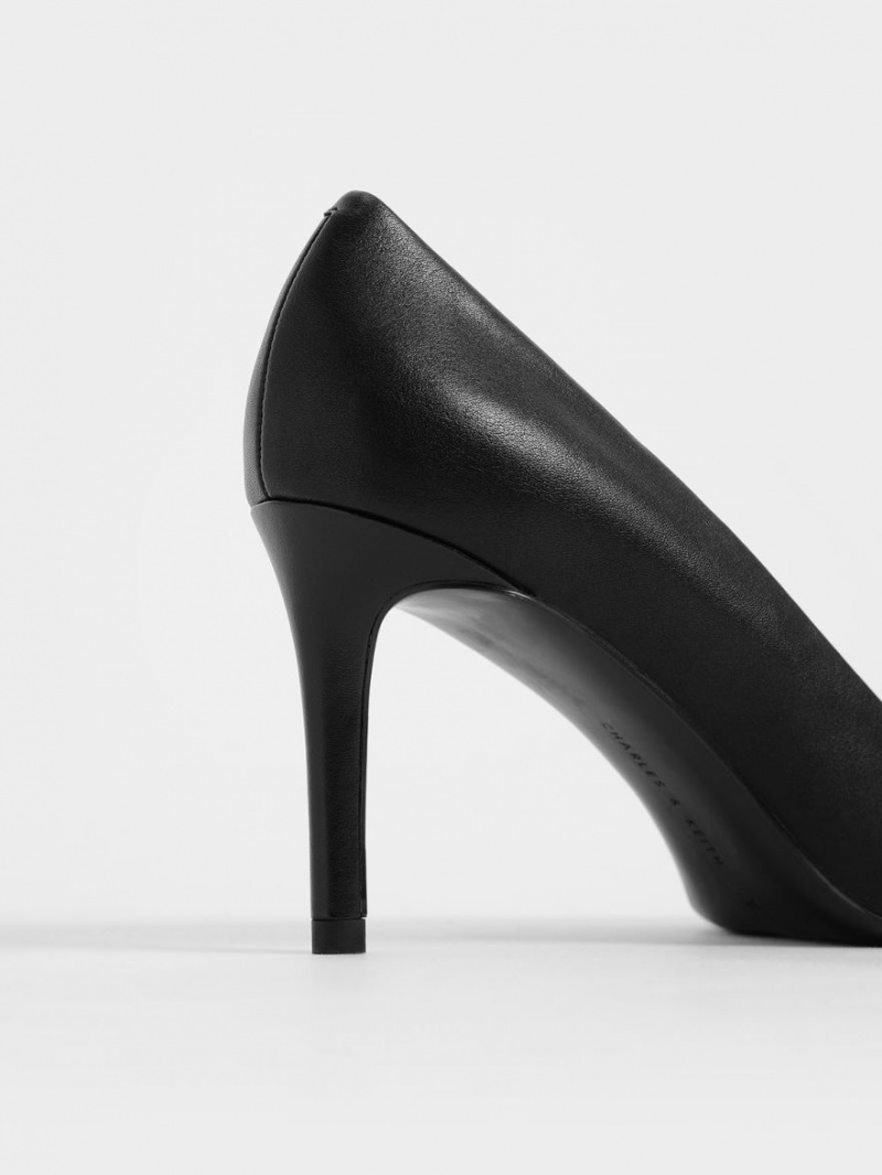 Pumps Charles & Keith Emmy Pointed-Bombeu Negrii | 958MRSDOA