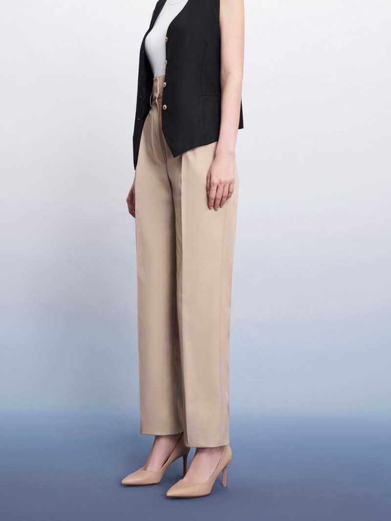Pumps Charles & Keith Emmy Pointed-Bombeu Bej | 159DQWUGO