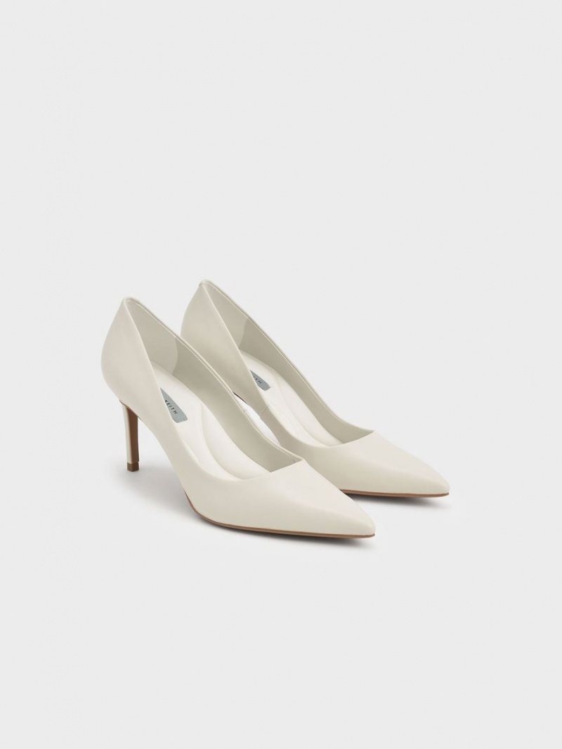 Pumps Charles & Keith Emmy Pointed-Bombeu Albi | 389LKDJFW