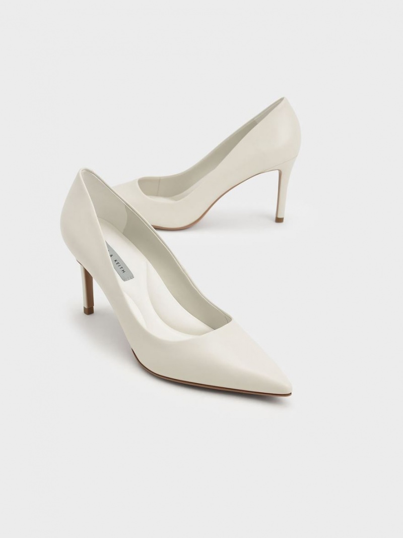 Pumps Charles & Keith Emmy Pointed-Bombeu Albi | 389LKDJFW