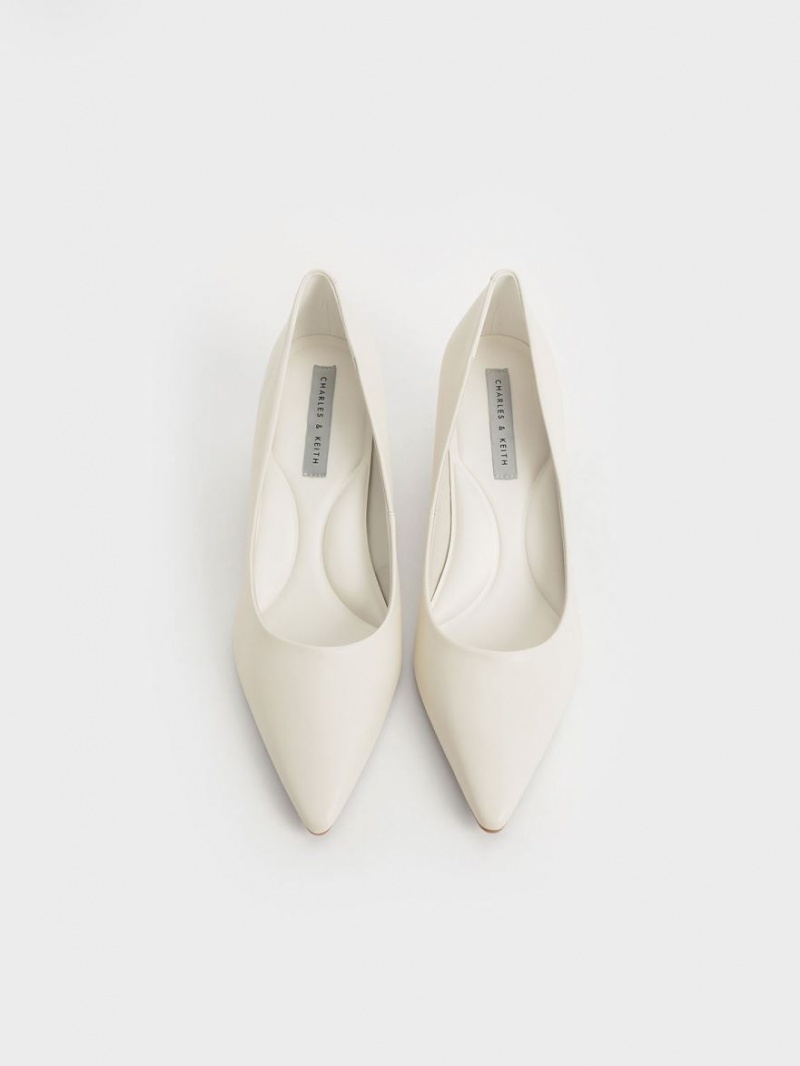 Pumps Charles & Keith Emmy Pointed Kitten Heel Albi | 873ZTADPX