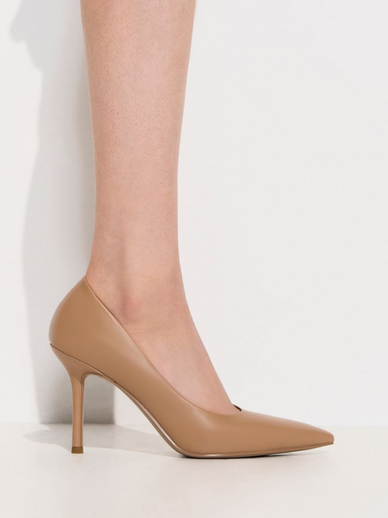 Pumps Charles & Keith Emmy Stiletto Heel Maro | 624OQSTYD
