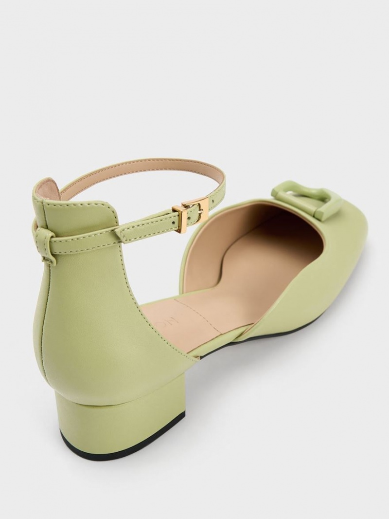 Pumps Charles & Keith Gabine Piele D'Orsay Verzi | 723SZJUXF