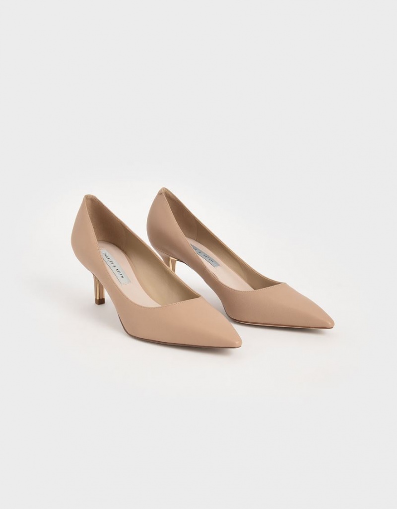 Pumps Charles & Keith Pointed Bombeu Maro | 985JFLGAD