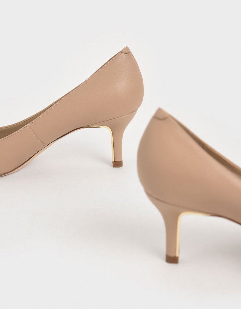Pumps Charles & Keith Pointed Bombeu Maro | 985JFLGAD