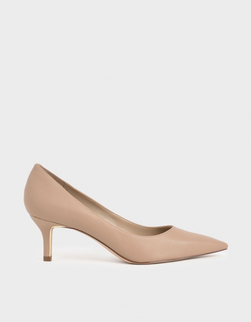 Pumps Charles & Keith Pointed Bombeu Maro | 985JFLGAD