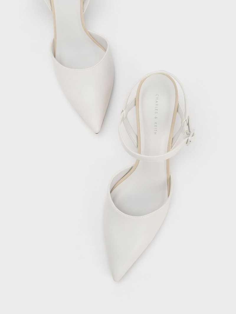 Pumps Charles & Keith Rattan Block Heel Albi | 420SZCPDH