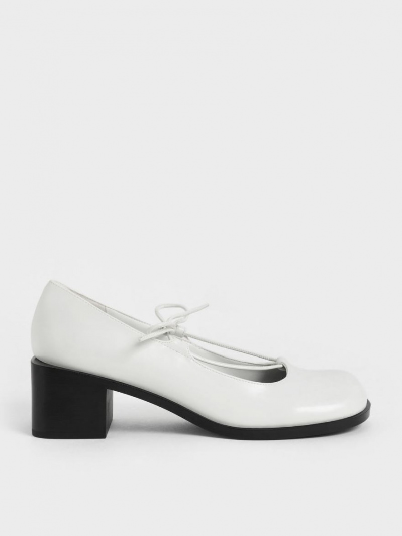 Pumps Charles & Keith Ribbon-Tie Mary Jane Albi | 394EYPRFX