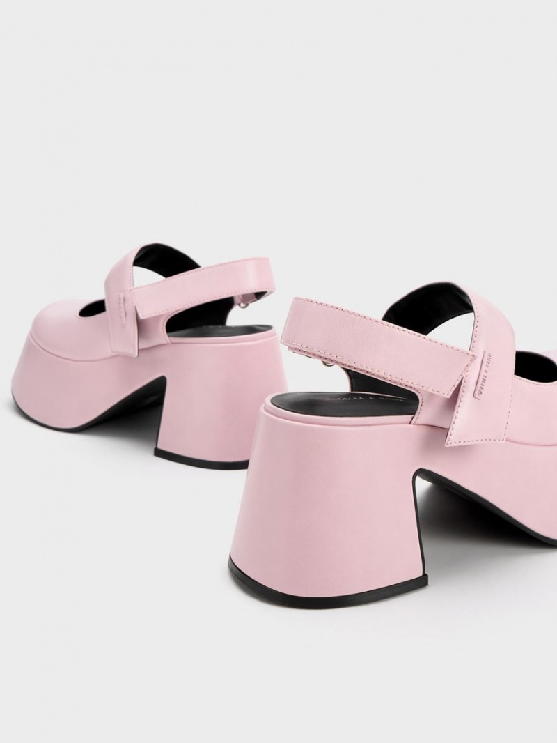 Pumps Charles & Keith Rubina Slingback Mary Jane Roz Deschis | 372SOHGIZ