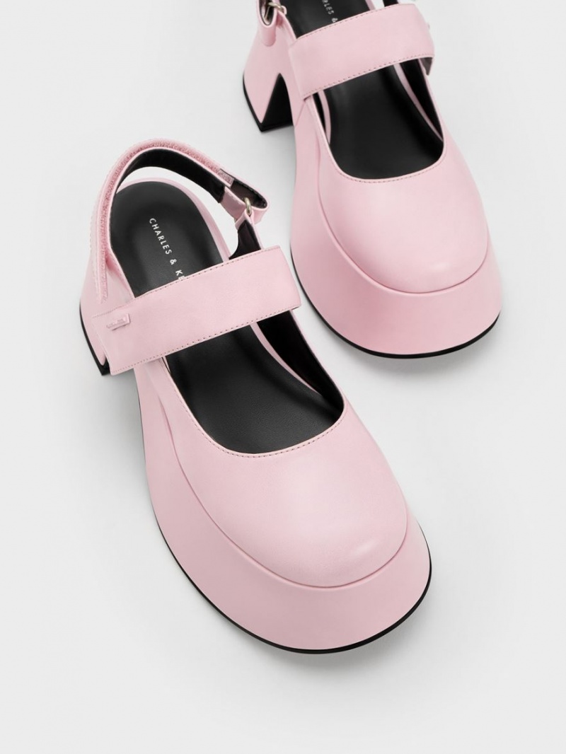 Pumps Charles & Keith Rubina Slingback Mary Jane Roz Deschis | 372SOHGIZ