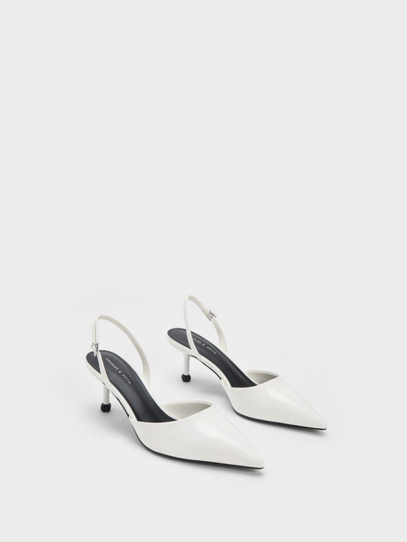 Pumps Charles & Keith Sculptural Heel Slingback Albi | 140UTJOVZ