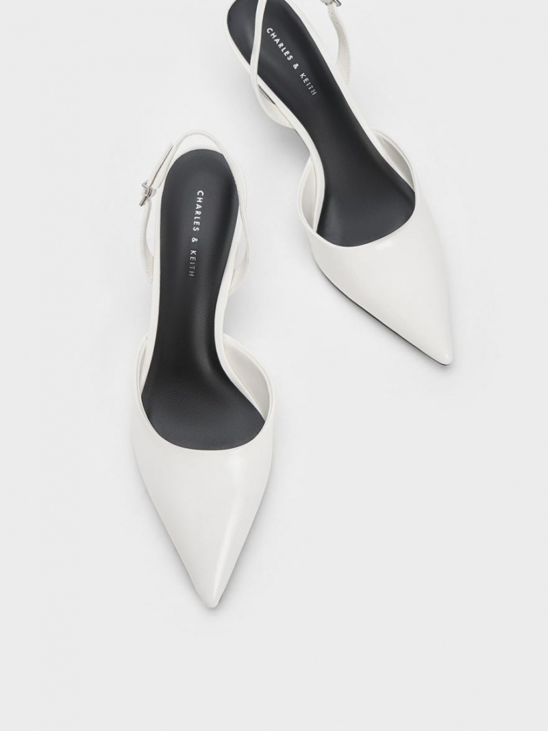 Pumps Charles & Keith Sculptural Heel Slingback Albi | 140UTJOVZ