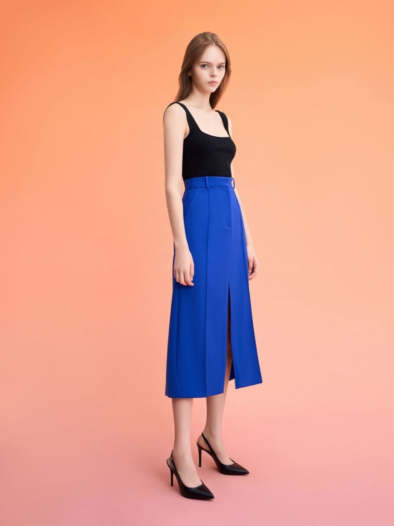 Pumps Charles & Keith Stiletto Heel Slingback Negrii | 287OHSMRQ