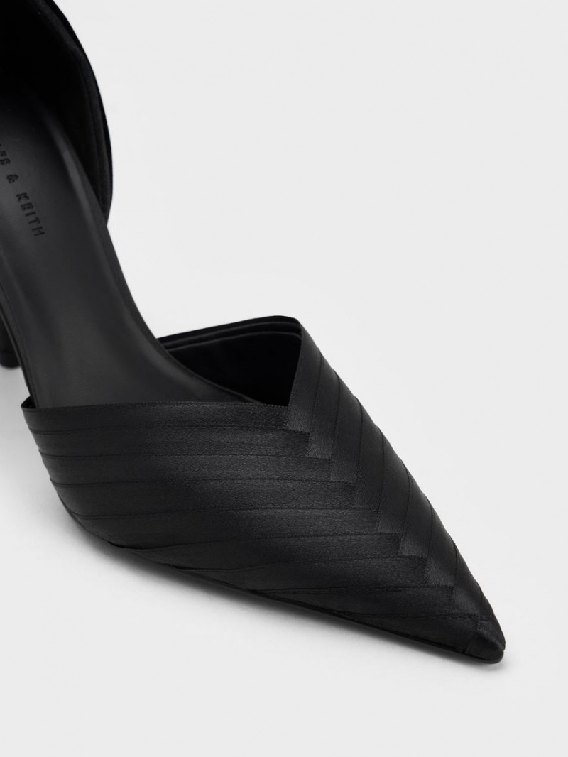 Pumps Charles & Keith Tie-Around D'Orsay Negrii | 629VUTFLX