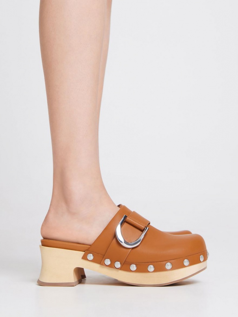 Saboti Charles & Keith Gabine Studded Piele Maro | 312FMGJXN