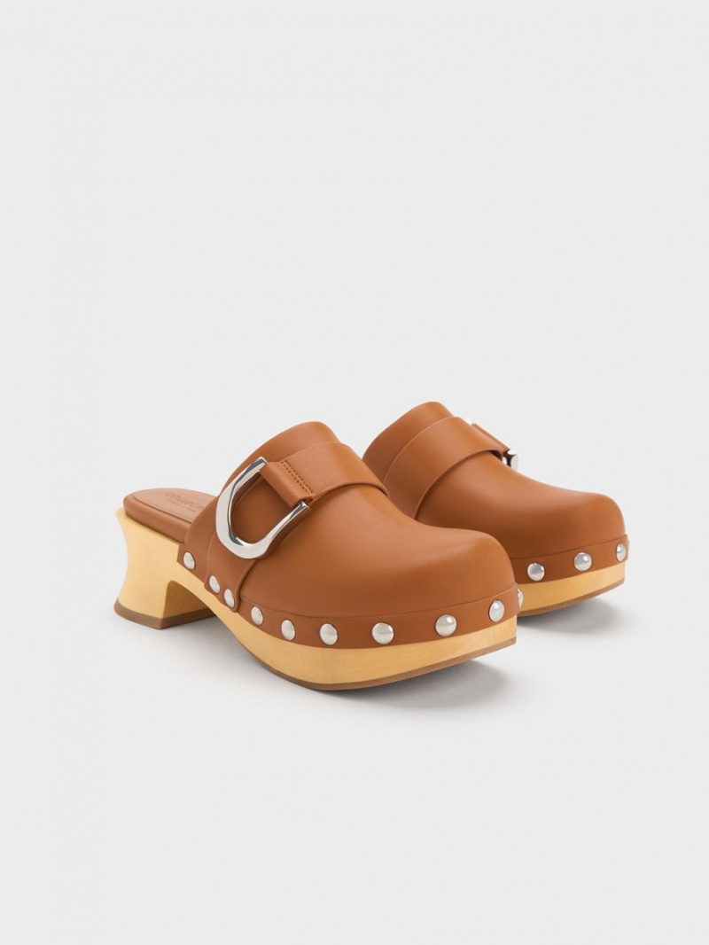 Saboti Charles & Keith Gabine Studded Piele Maro | 312FMGJXN