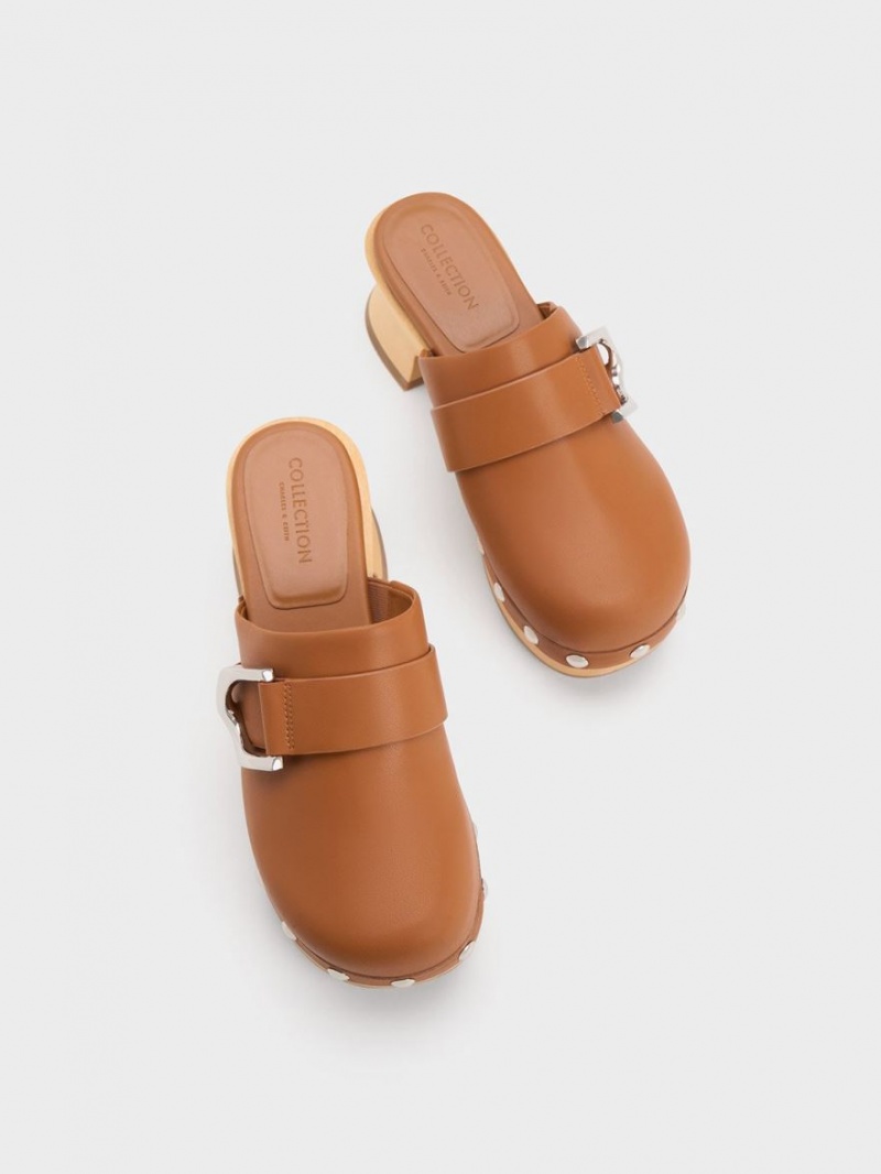 Saboti Charles & Keith Gabine Studded Piele Maro | 312FMGJXN