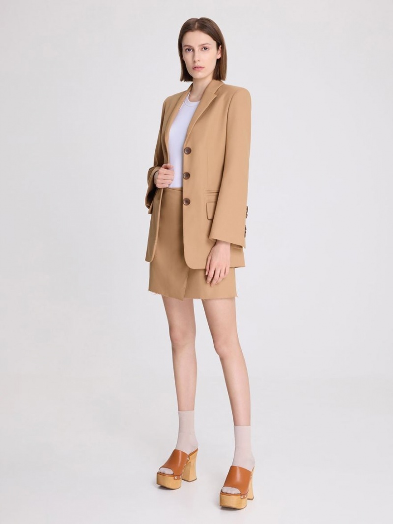 Saboti Charles & Keith Tabitha Piele Platforma Maro | 436LFRXWH
