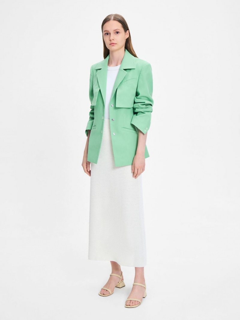 Sandale Cu Curea Charles & Keith Braided Back Galbeni | 048IEDJAY
