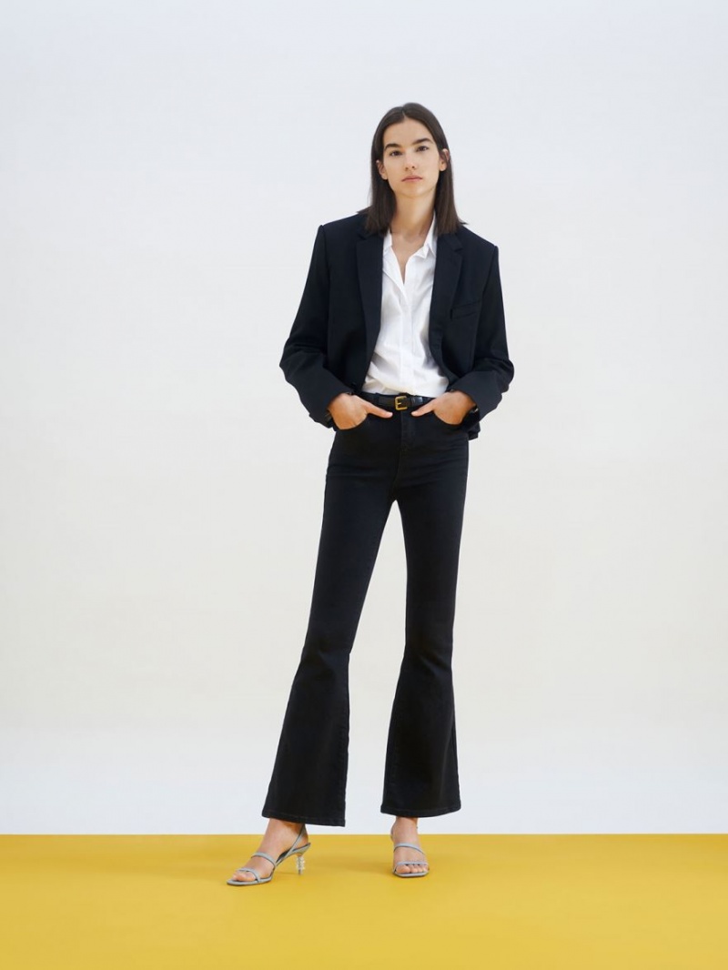 Sandale Cu Curea Charles & Keith Geometric Heel Albastri Deschis | 084QVRDBO