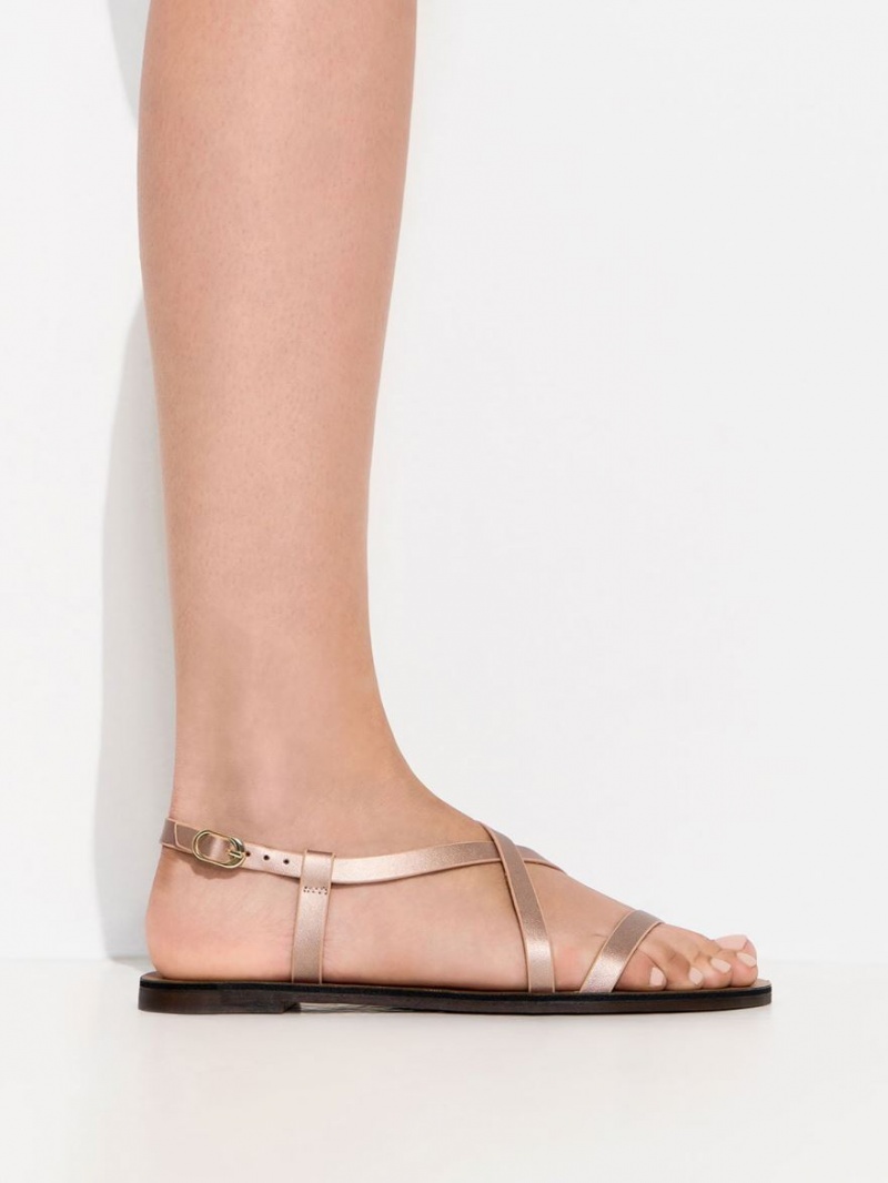Sandale Plate Charles & Keith Criss Cross Aurii | 916TQIVZE