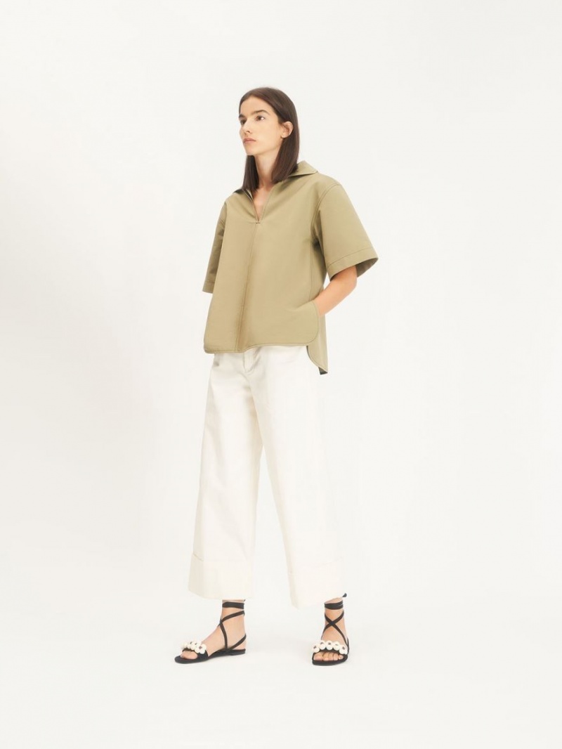 Sandale Plate Charles & Keith Pom Pom Tie-Around Negrii | 483VYZBHU
