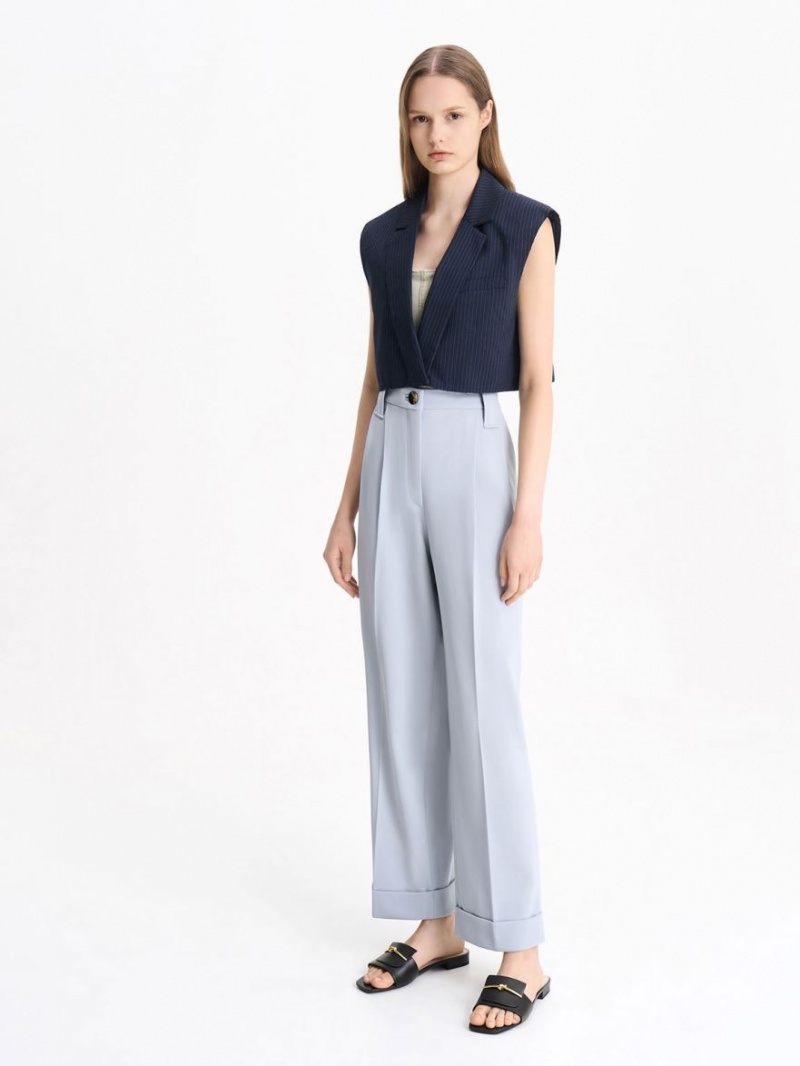 Sandale Slide Charles & Keith Knotted Accent Negrii | 637ZLOQBX