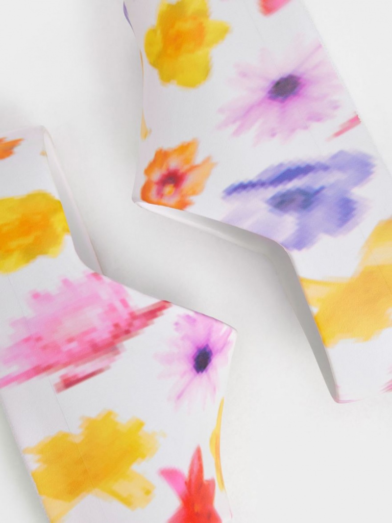 Sandale Slide Charles & Keith Morgan Platforma Colorati | 241CTXEON