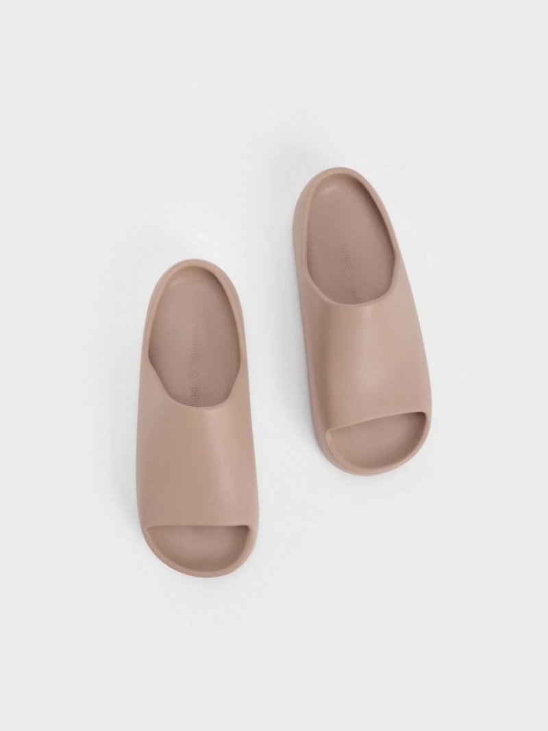 Sandale Slide Charles & Keith Morgan Platforma Maro | 513BZEATH