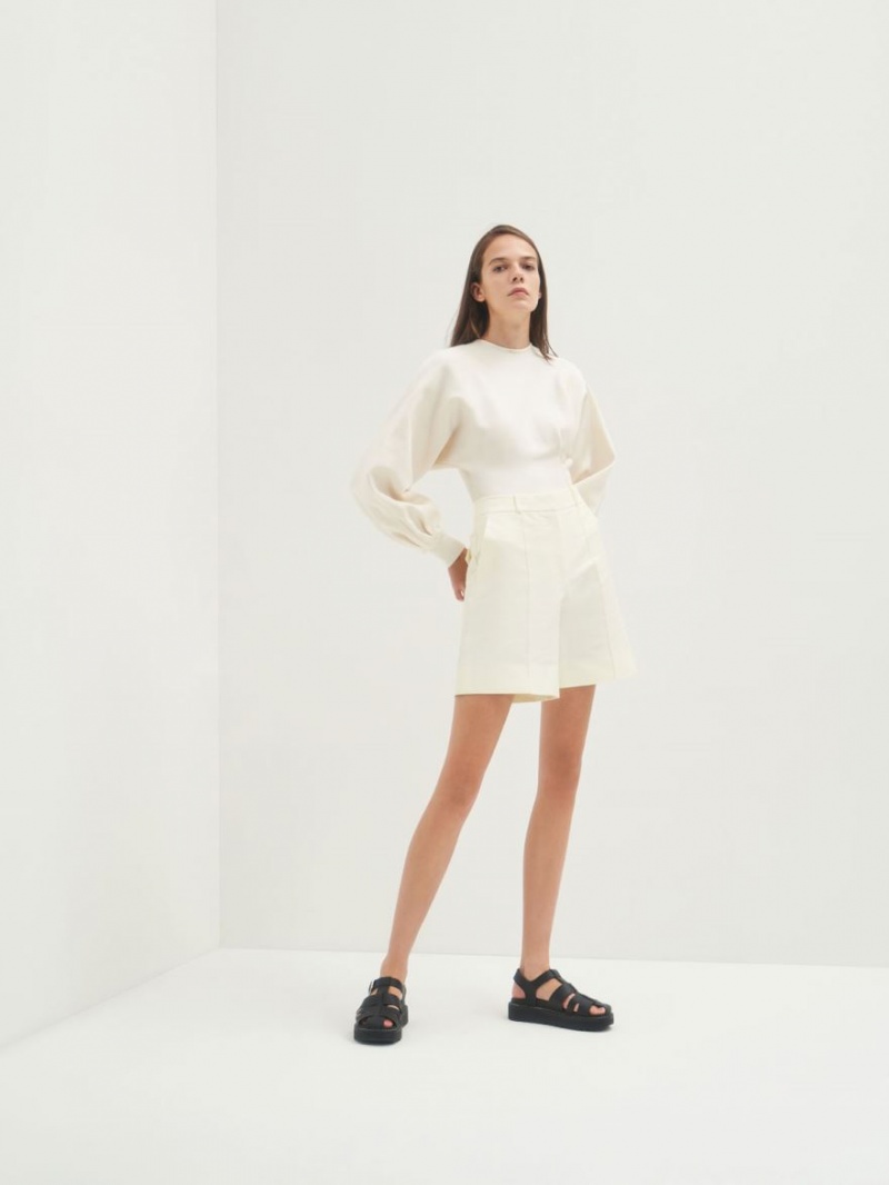 Sandale cu Platforma Charles & Keith Interwoven Buckled Negrii | 261JLUZTF