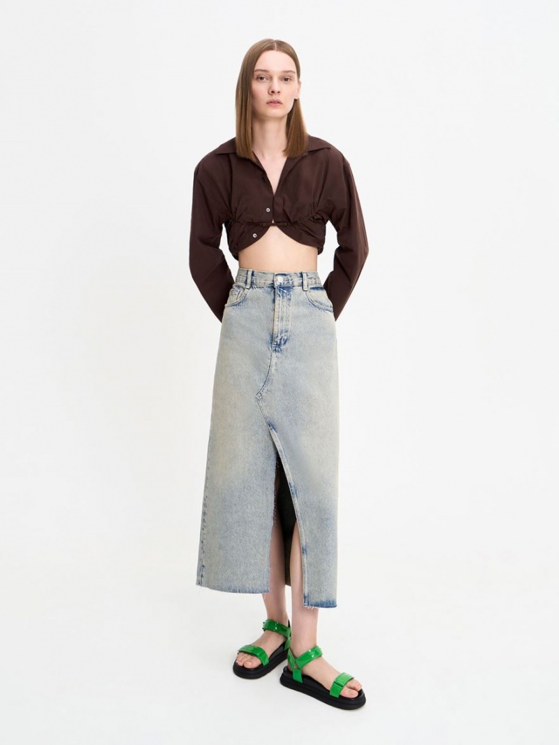 Sandale cu Platforma Charles & Keith Lacuita Cu Bretele Sports Verzi | 563HBOQJE