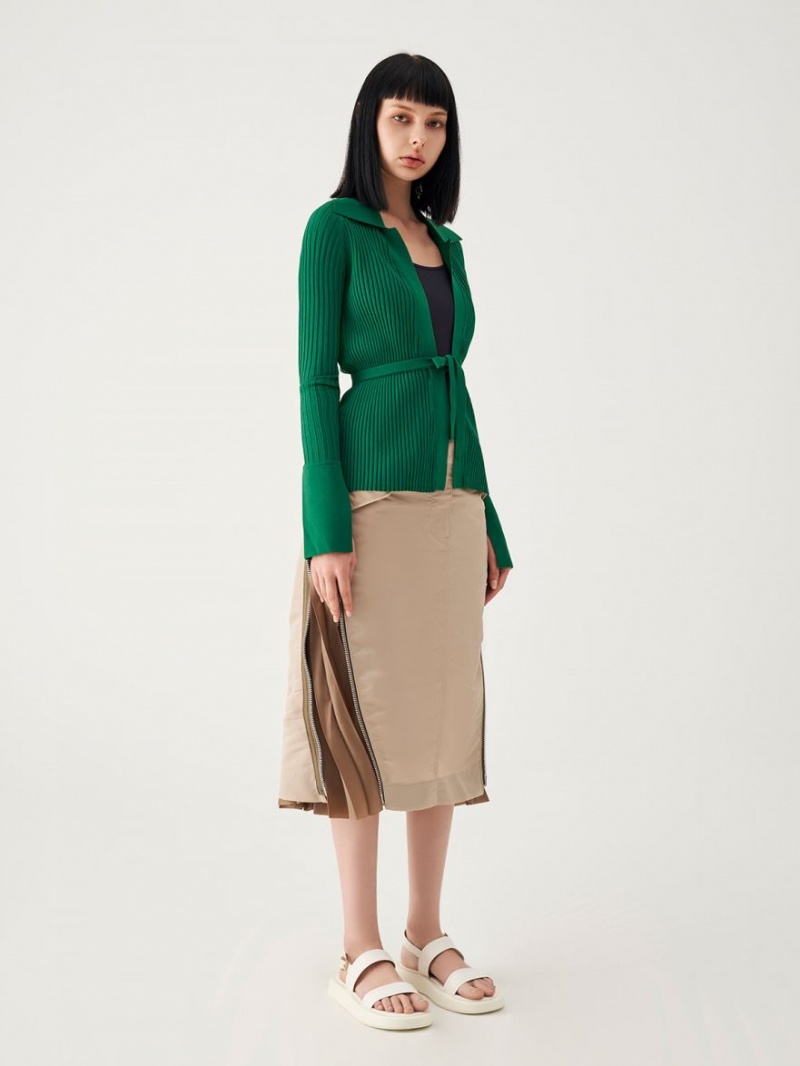 Sandale cu Platforma Charles & Keith Open Bombeu Slingback Albi | 902UWLHNQ