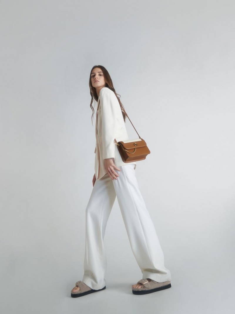 Sandale cu Platforma Charles & Keith Recycled PET - Furry Gri | 893IBZQDM