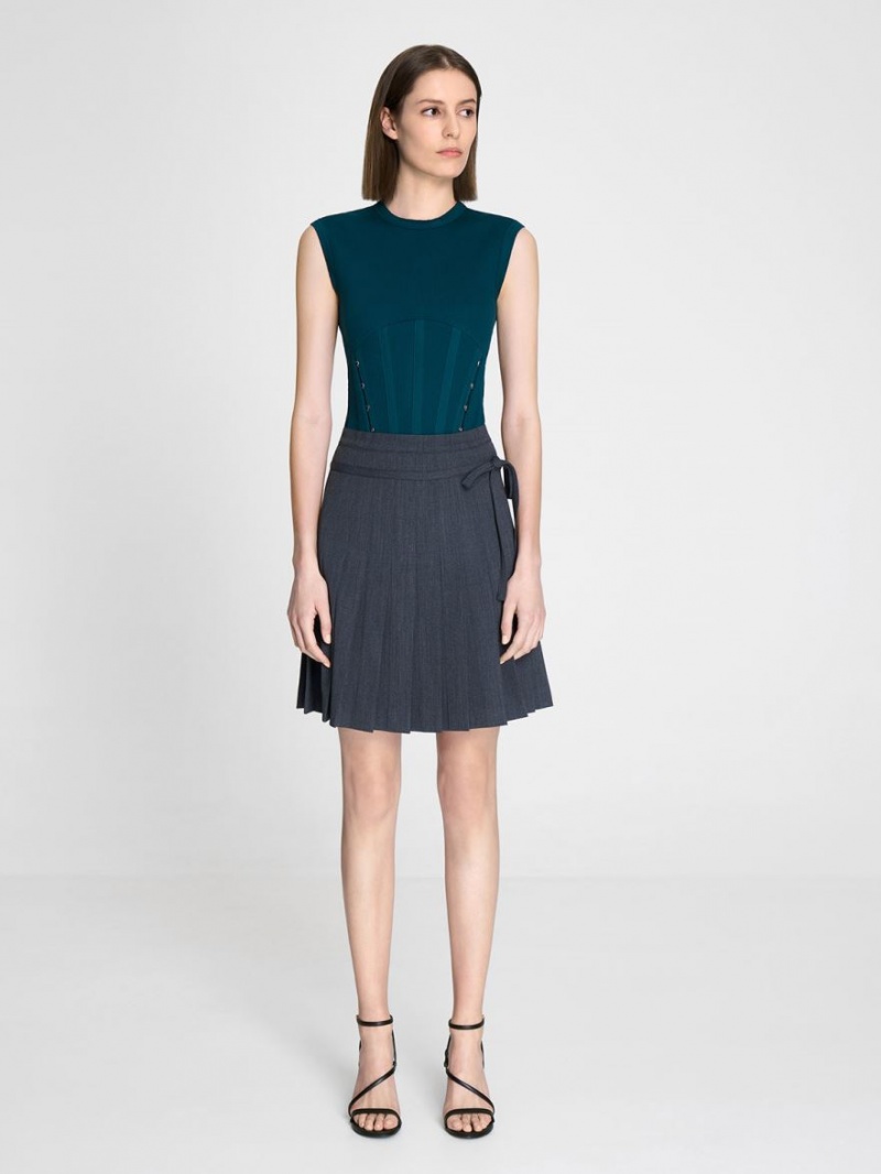 Sandale cu Toc Charles & Keith Asymmetric Cu Bretele Negrii | 069RBNVWH