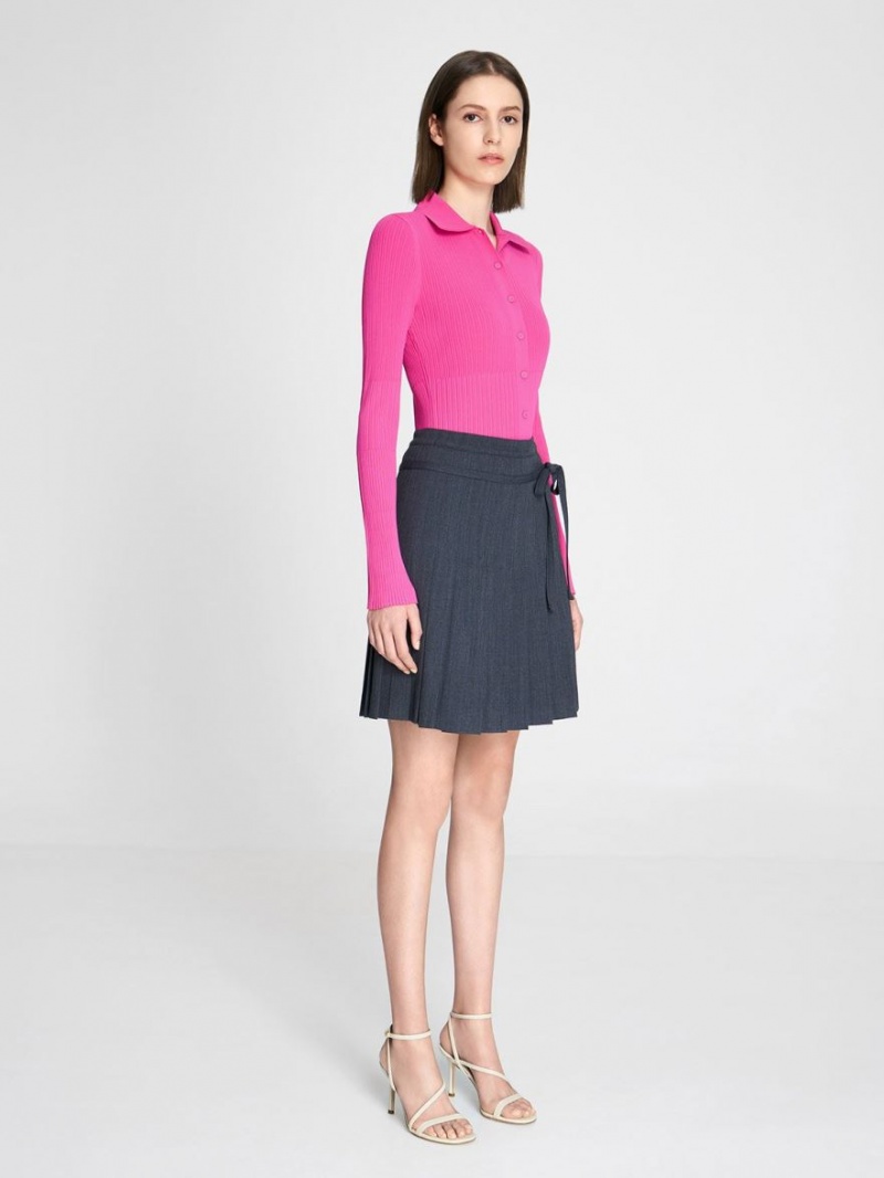 Sandale cu Toc Charles & Keith Asymmetric Cu Bretele Albi | 798CVKZSP