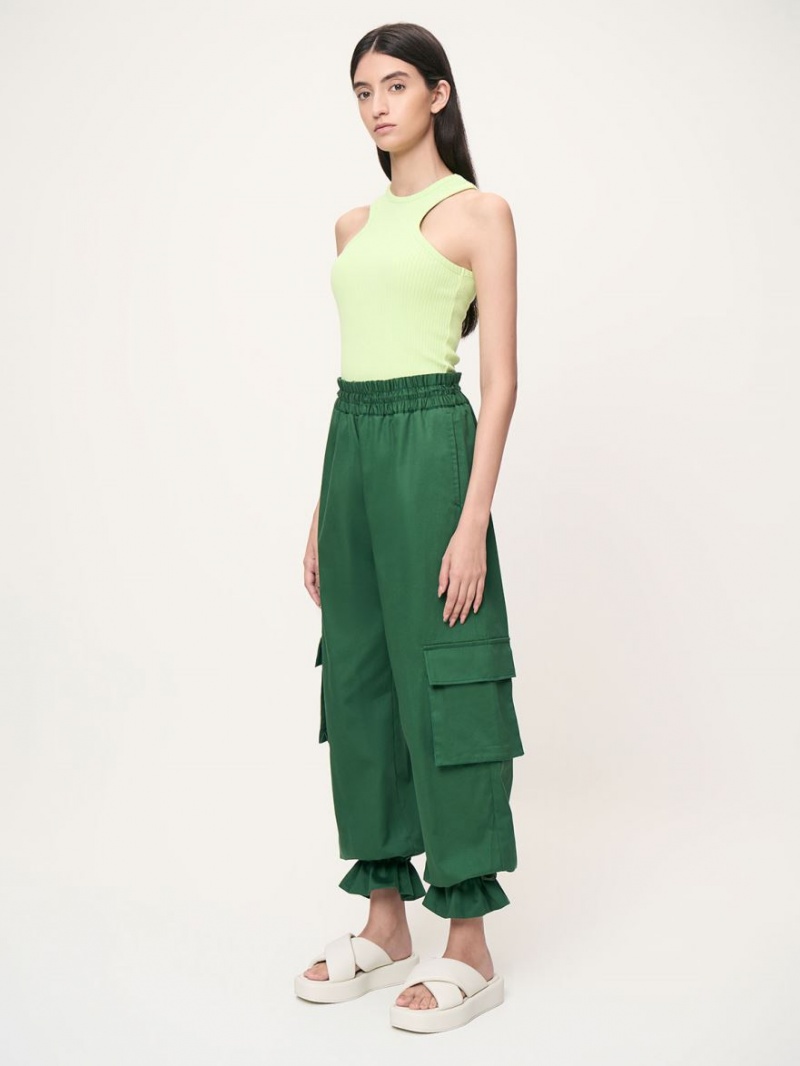 Slapi Charles & Keith Căptușită Crossover Flatforms Albi | 671OISUFK