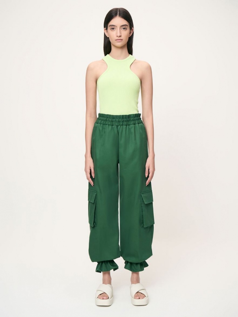 Slapi Charles & Keith Căptușită Crossover Flatforms Albi | 671OISUFK