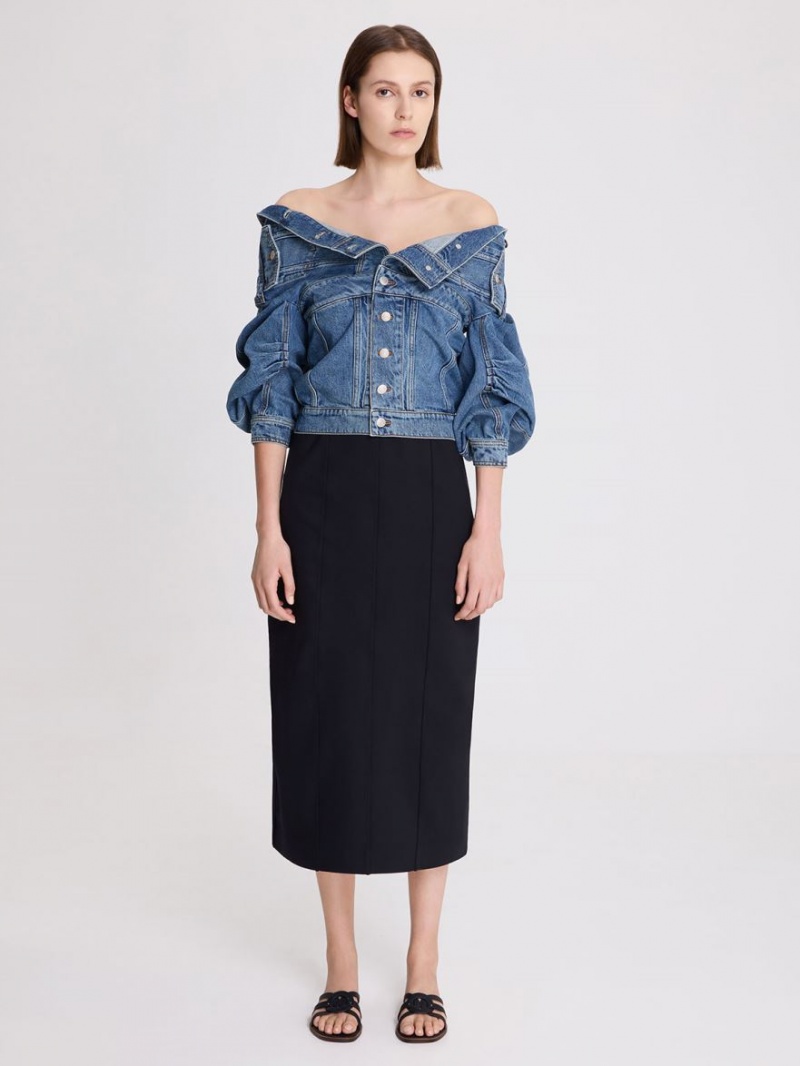 Slapi Charles & Keith Ring Detail Cu Bretele Flats Negrii | 908FSRXKP